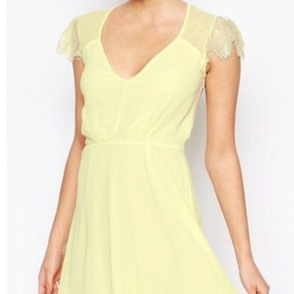 ASOS Pale Yellow Dress